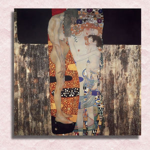 Gustav Klimt - De drie leeftijden van de vrouw Canvas - Schilderij op nummerwinkel