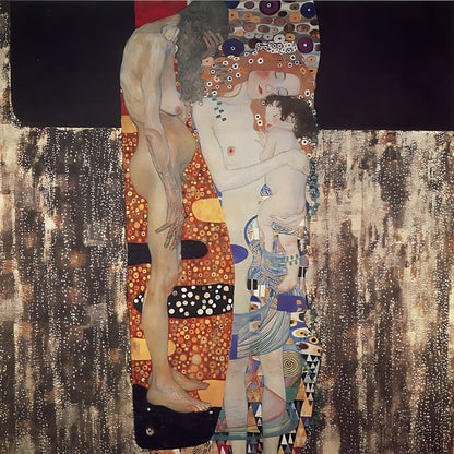 Gustav Klimt - Die drei Lebensalter der Frau - Malen-nach-Zahlen-Shop