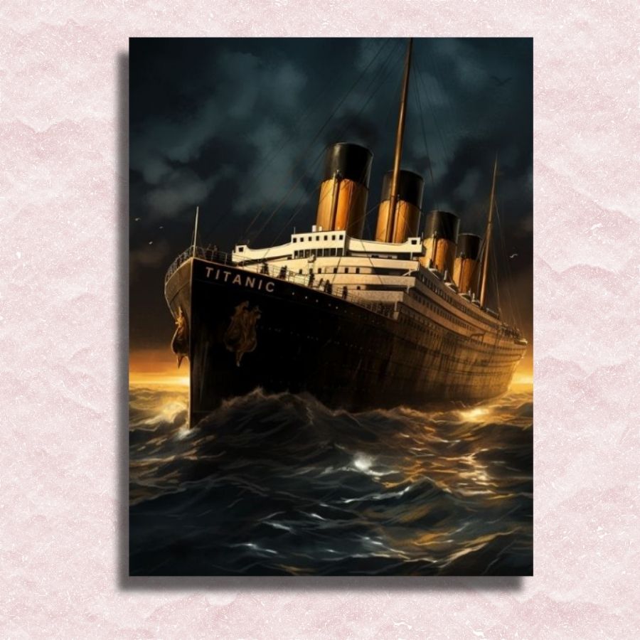 Titanic Numbers Titanic - Paint by Numbers Kit – Painting By Numbers Shop