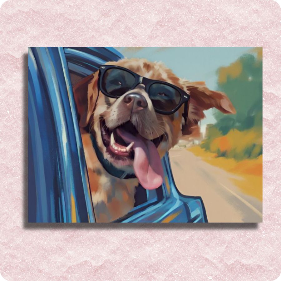 Tongue Out Vibes Canvas - Paint by numbers