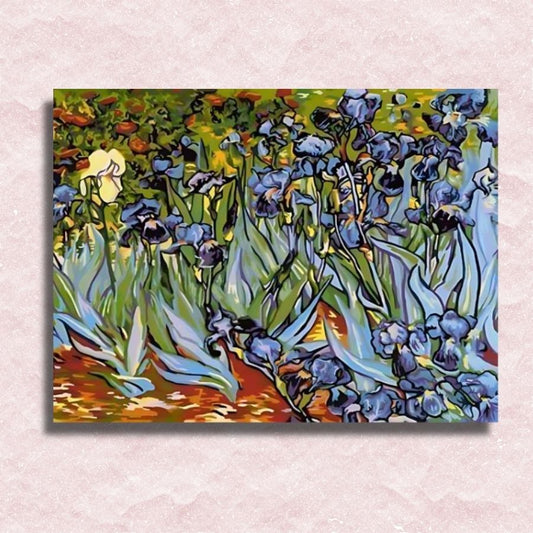 Irissen - Van Gogh Canvas - Schilderij op nummer winkel