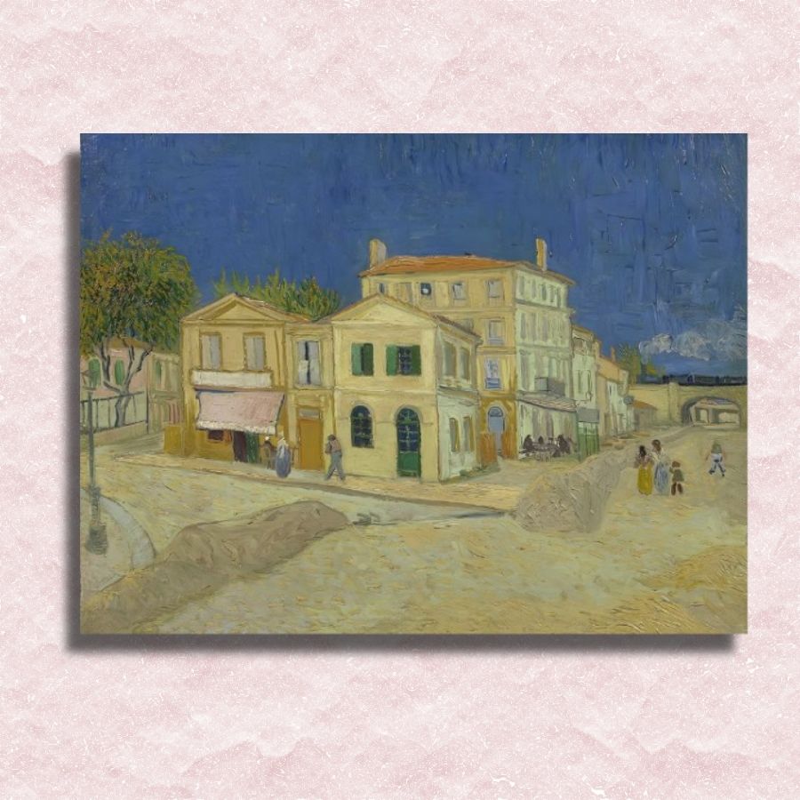 Van Gogh - The Yellow House Canvas - Paint by numbers