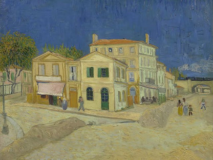 Van Gogh - Das Gelbe Haus - Malen-nach-Zahlen-Shop