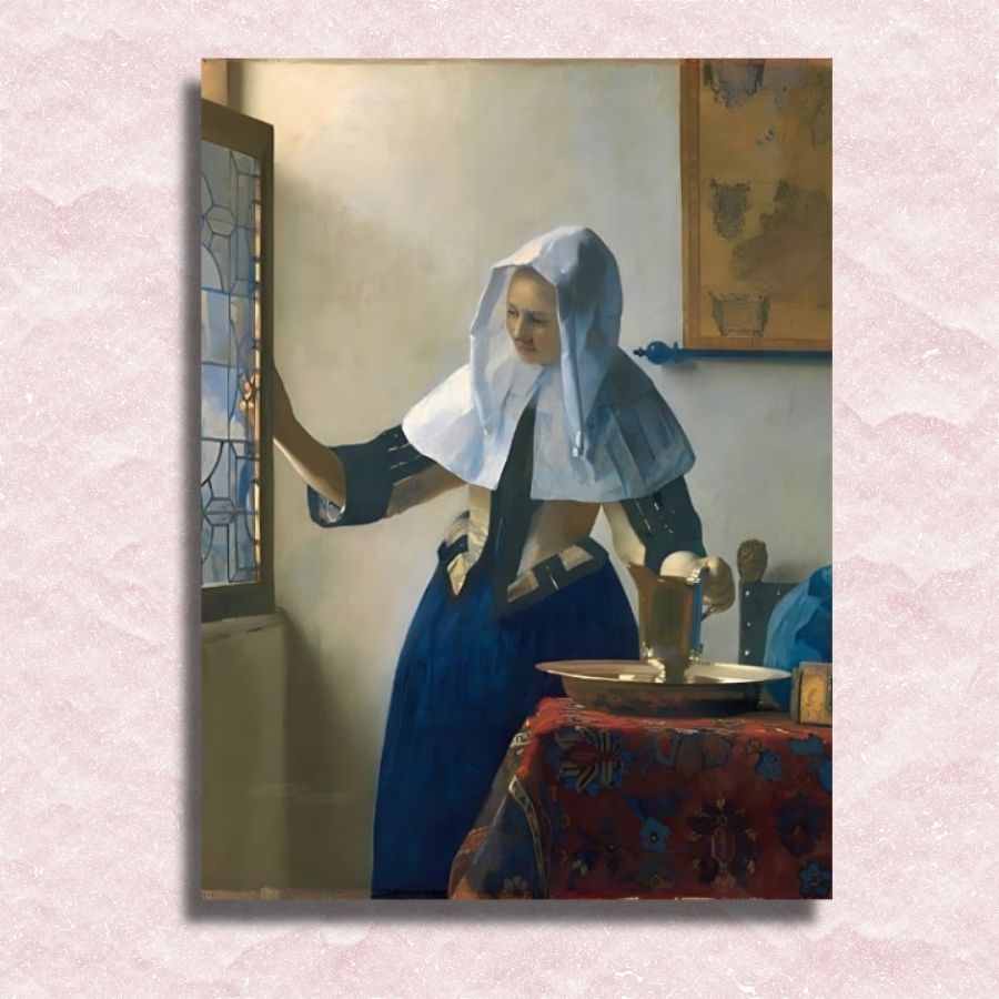Vermeer - Leinwand Frau mit Wasserkrug - Malen nach Zahlen