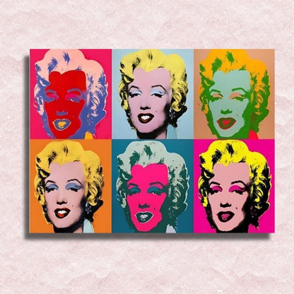 Andy Warhol - Marilyn Monroe Canvas - Painting by numbers shop