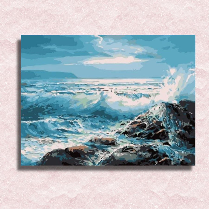 Wild Waves Canvas - Painting by numbers shop