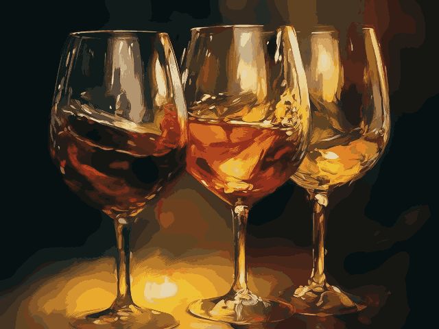Wine Glasses - Painting by numbers shop