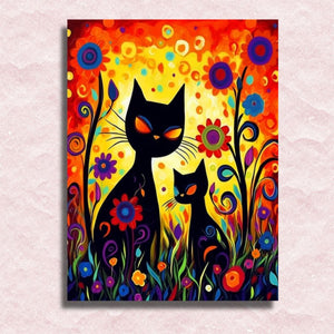 Wonderful Cat World Canvas - Painting by numbers shop