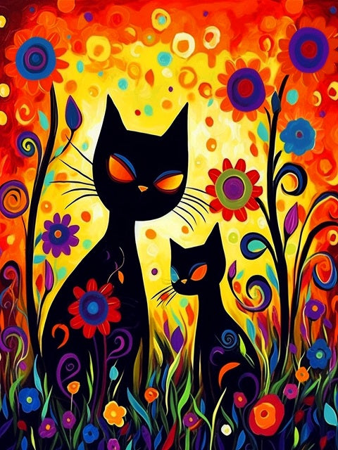 Wonderful Cat World - Painting by numbers shop
