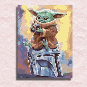 Yoda Canvas - Schilderij op nummerwinkel