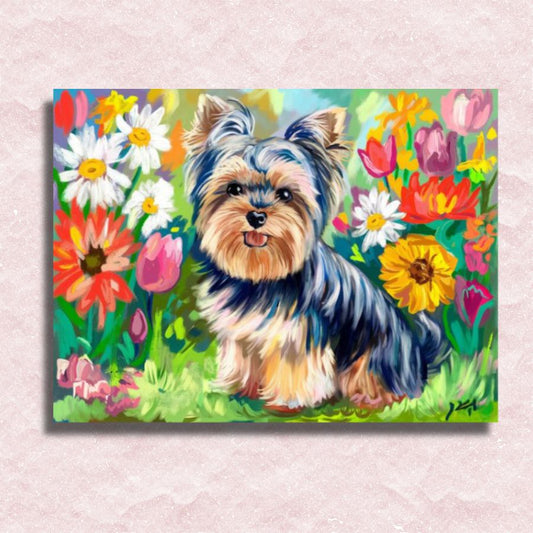 Yorkie Canvas - Paint by numbers