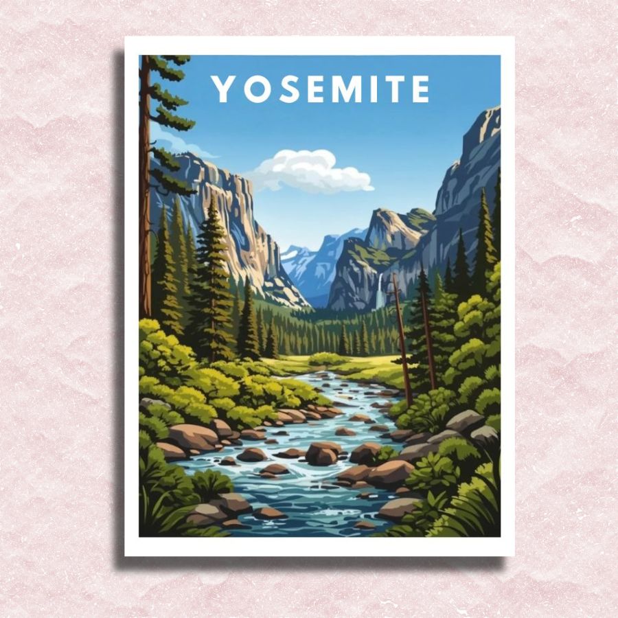 Yosemite National Park - Paint by numbers