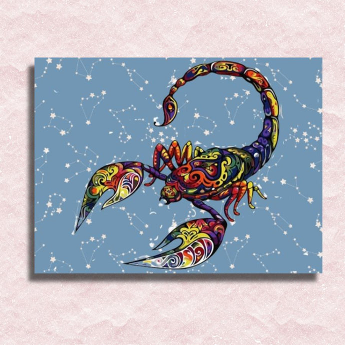 Zodiac Scorpio Canvas - Painting by numbers shop