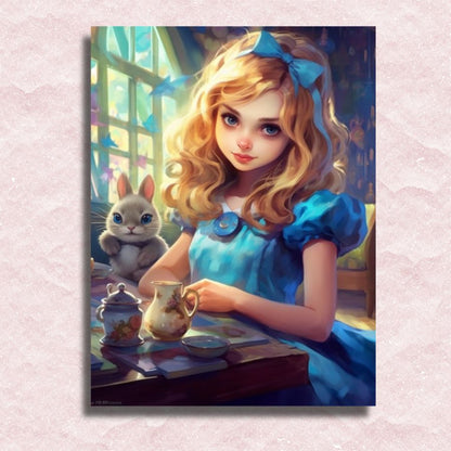 Alice in Wonderland Canvas - Schilderij op nummerwinkel