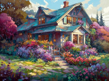 Laad de afbeelding in de Gallery-viewer, Among Flowers Paint by Numbers