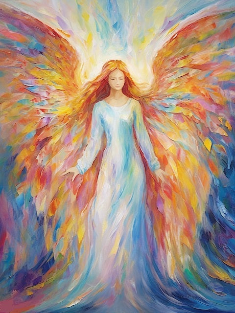 An Angel of Hope Paint by numbers