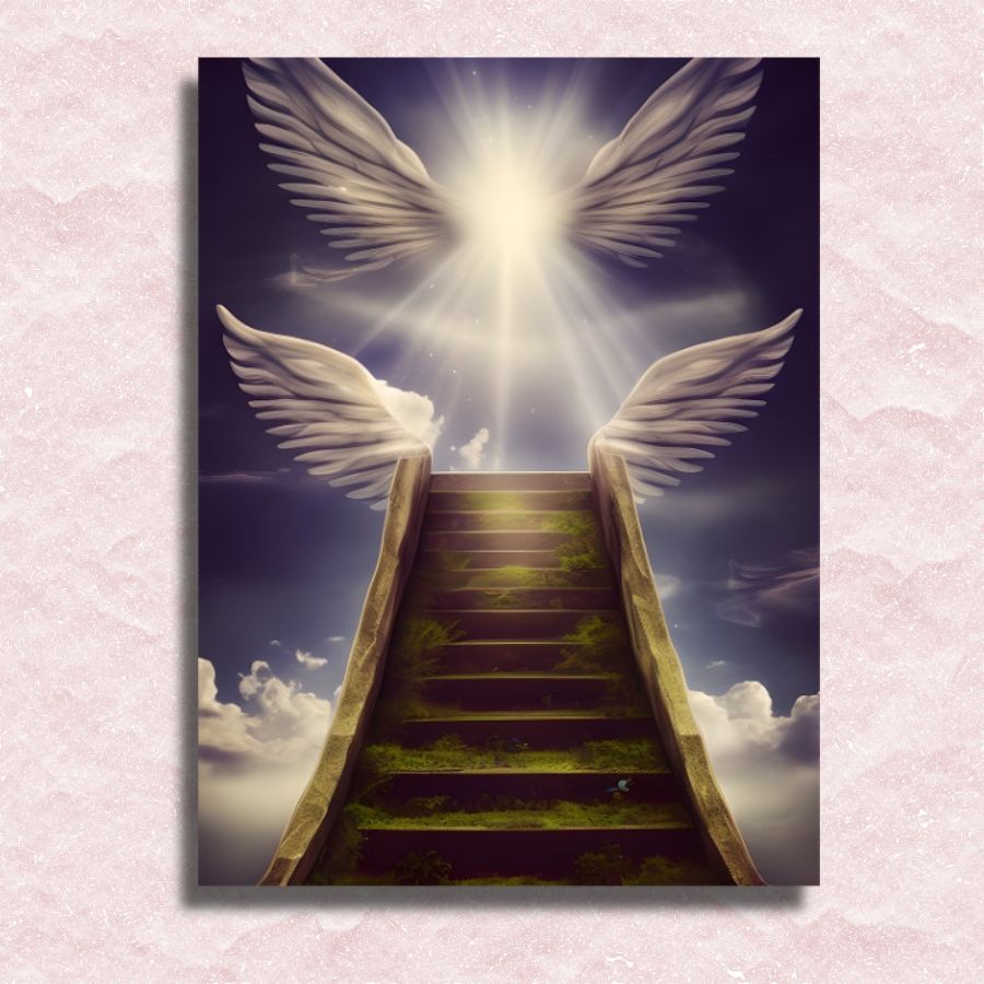 Angelic Stairway to Heaven Leinwand – Malen-nach-Zahlen-Shop