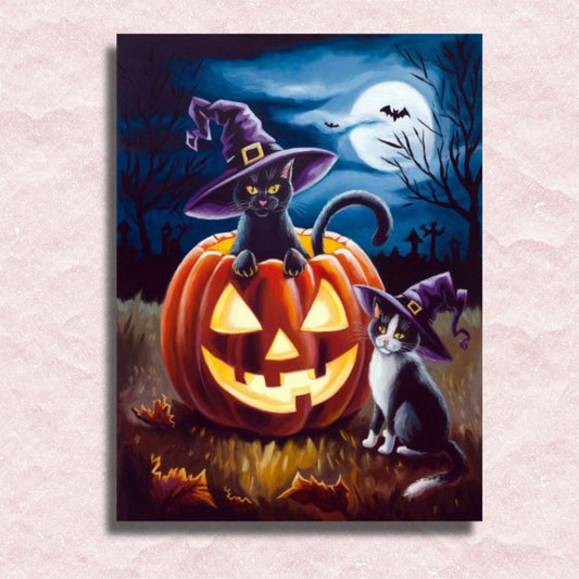 Animal Witches Canvas - Paint by numbers