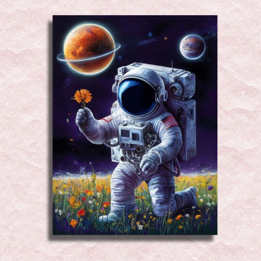 Astronaut Bringer of Hope Canvas - Paint by numbers