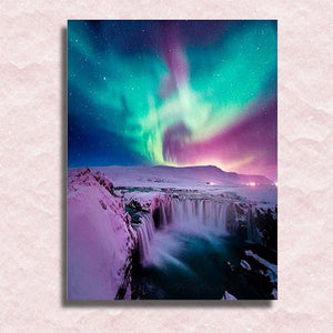 Aurora Borealis Canvas - Schilderij op nummerwinkel
