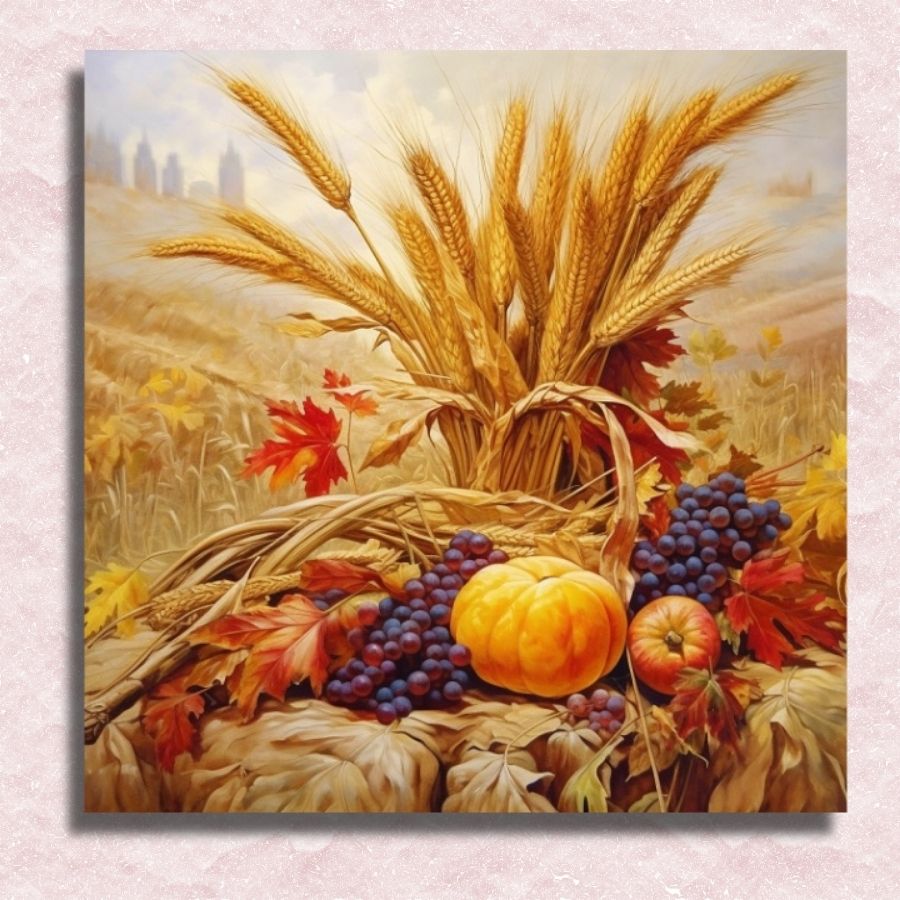 Autumn Fruitful Abundance Canvas - Painting by numbers shop