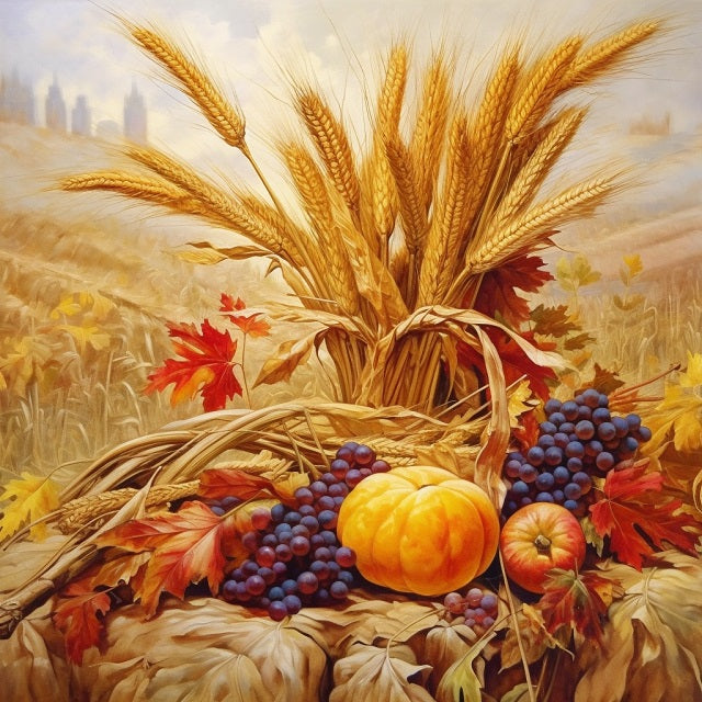 Autumn Fruitful Abundance - Paint by numbers