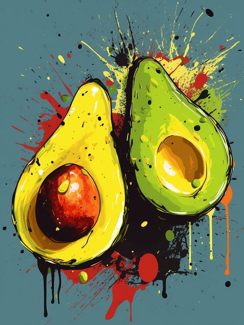 Avocado - Painting by numbers shop