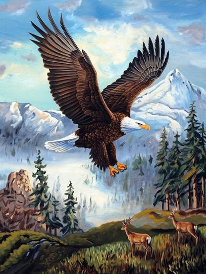 Bald Eagle - Paint by numbers