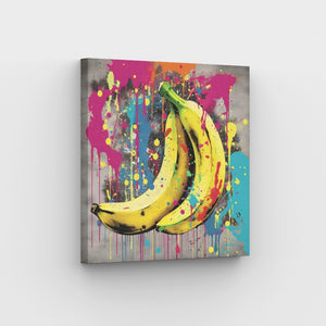 Leinwand zum Malen nach Zahlen „Bananen“.