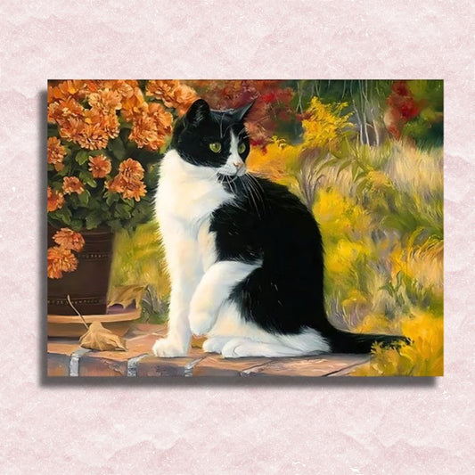 Prachtig kattencanvas - Schilderij op nummerwinkel