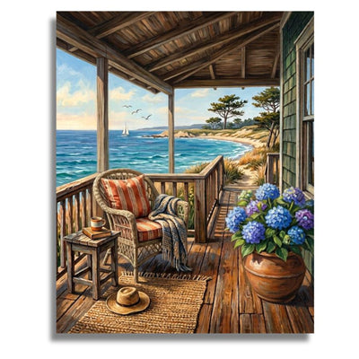 Beloved Seaside Porch - Paint by numbers
