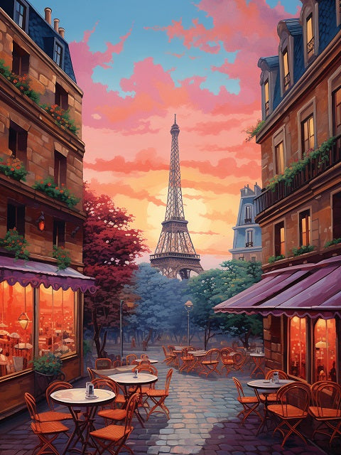 Café de Paris - Painting by numbers shop