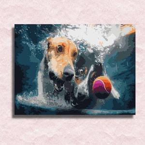 Catch the Ball Canvas - Painting by numbers shop