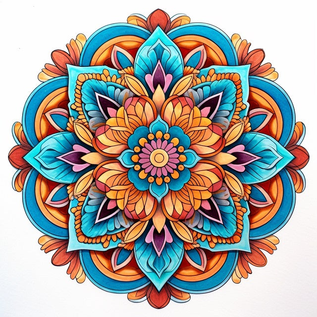 Celestial Mandala - Painting by numbers shop