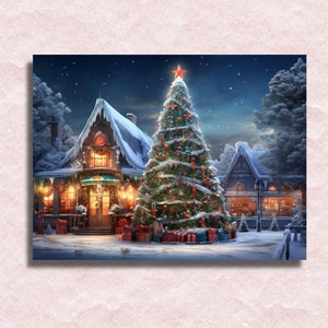 Christmas Store Canvas - Malen-nach-Zahlen-Shop