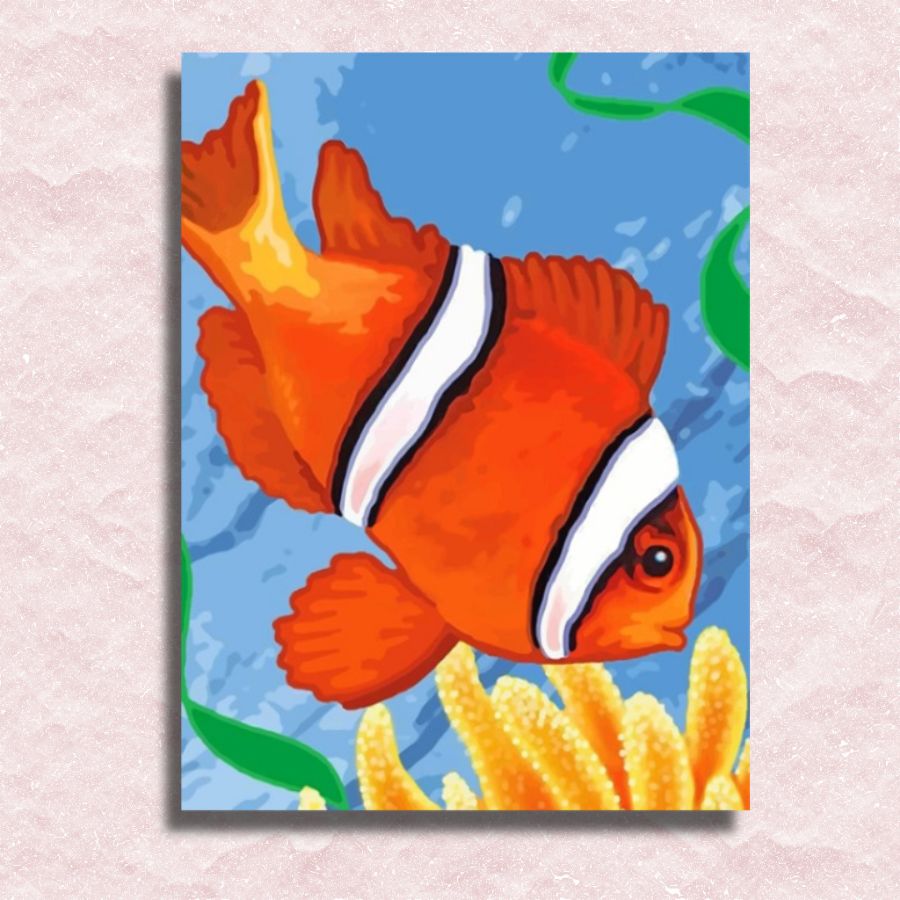 Clownfisch-Leinwand – Malen-nach-Zahlen-Shop