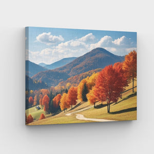 Herbsttraum-Leinwand – Malen nach Zahlen