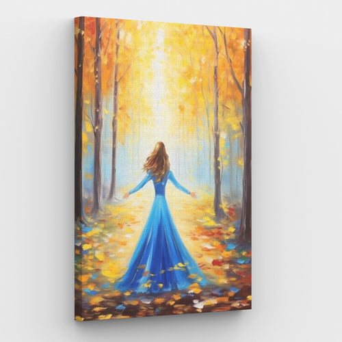 Colorful Forest Canvas - Painting by numbers shop