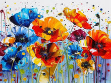 Load image into Gallery viewer, Colorful Poppies Paint by Numbers
