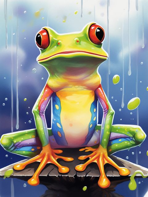 Crazy Frog - Painting by numbers shop