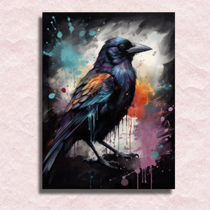 Crow Canvas - Painting by numbers shop