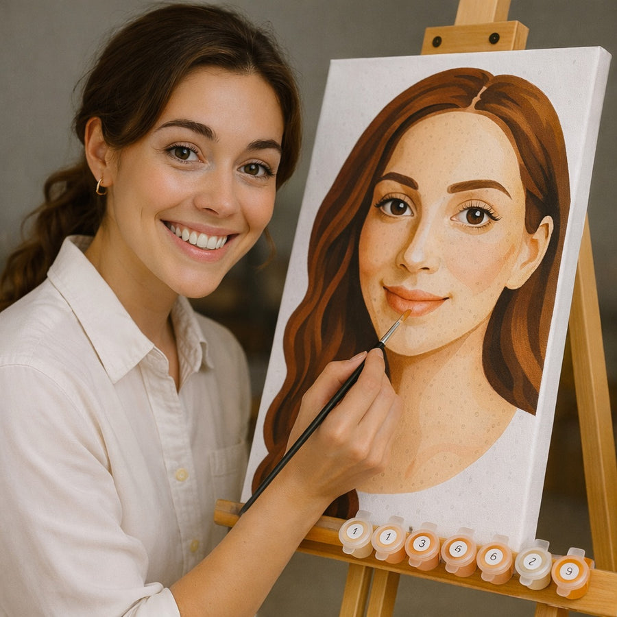 Schilderen op nummer Eigen foto - Paint by numbers