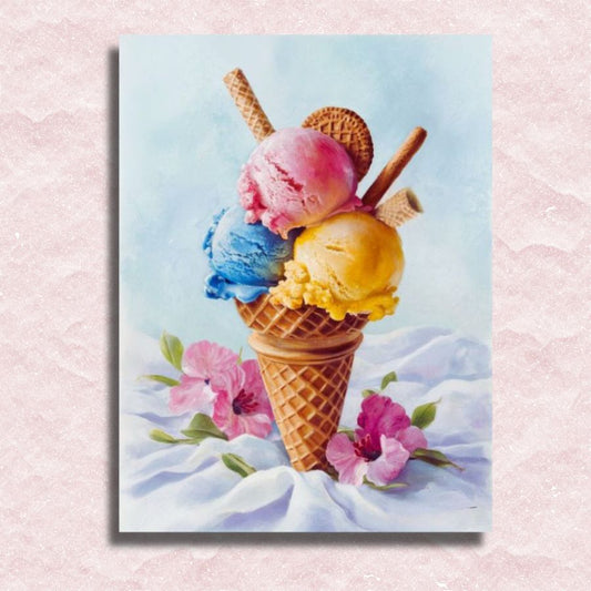 Delicious Ice Cream Canvas - Paint by numbers