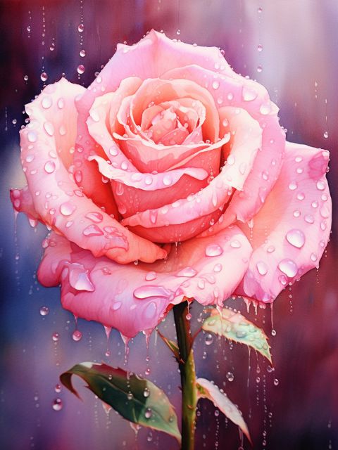 Dew Rose - Painting by numbers shop