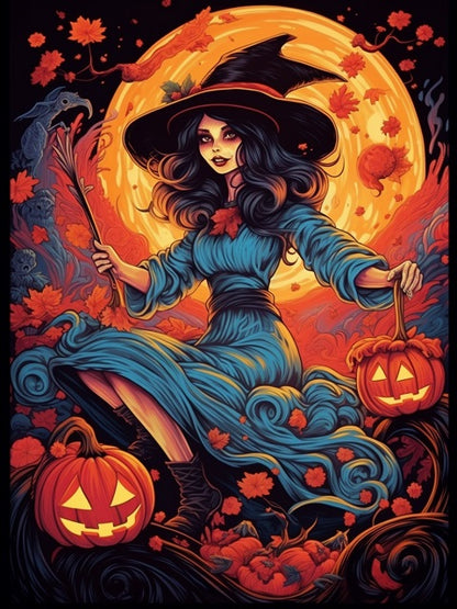 Diabolical Witch - Painting by numbers shop