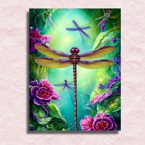 Dragonfly Dreams Canvas - Painting by numbers shop