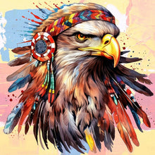 Load image into Gallery viewer, Eagle with War Bonnet - Paint by numbers

