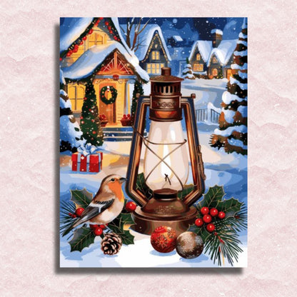 Evening Lantern Harmony Canvas - Paint by numbers