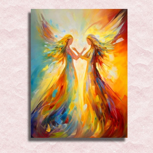 Faceless Angels Canvas - Painting by numbers shop