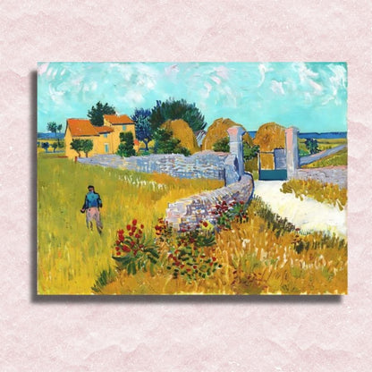 Van Gogh – Bauernhaus in der Provence Leinwand – Malen-nach-Zahlen-Shop